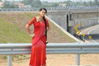 Tapsee in Red Saree Stills